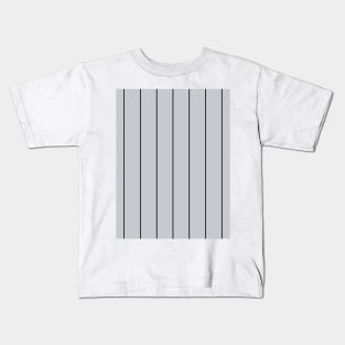 Newcastle Retro 1984 Grey Black Pinstripes Kids T-Shirt